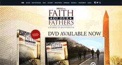 Desktop Screenshot of faithofourfathersmovie.com