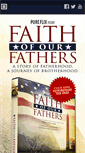 Mobile Screenshot of faithofourfathersmovie.com